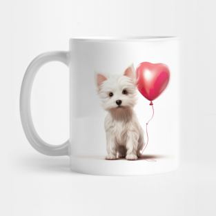 valentine yorkshire pup Mug